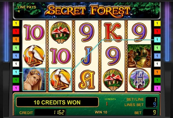 Дизайн игрового автомата Secret Forest онлайн.
